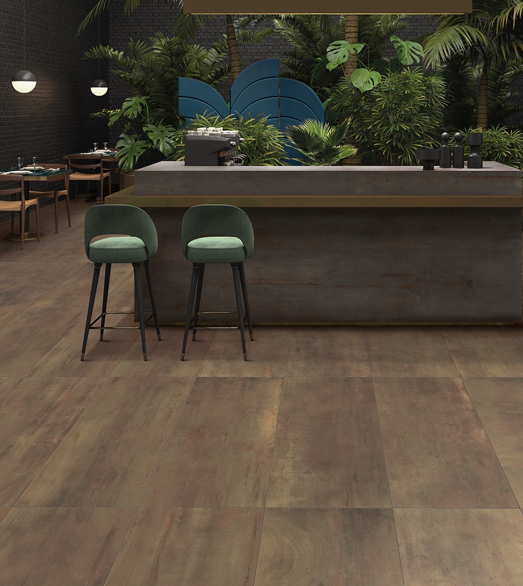 Vloertegel REBEL brass 60x120