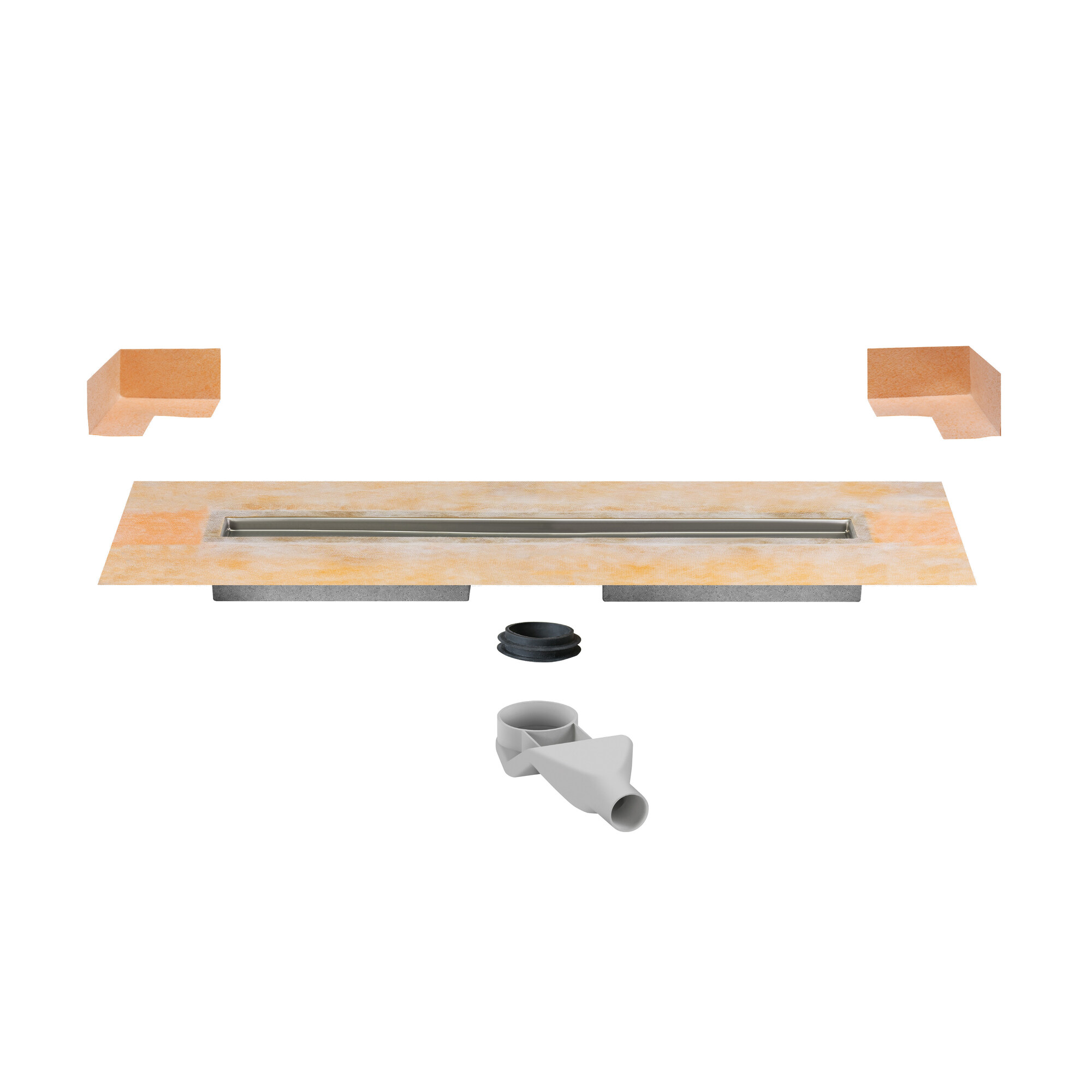 KERDI-LINE 1000mm horizontaal DN40 Geruchs