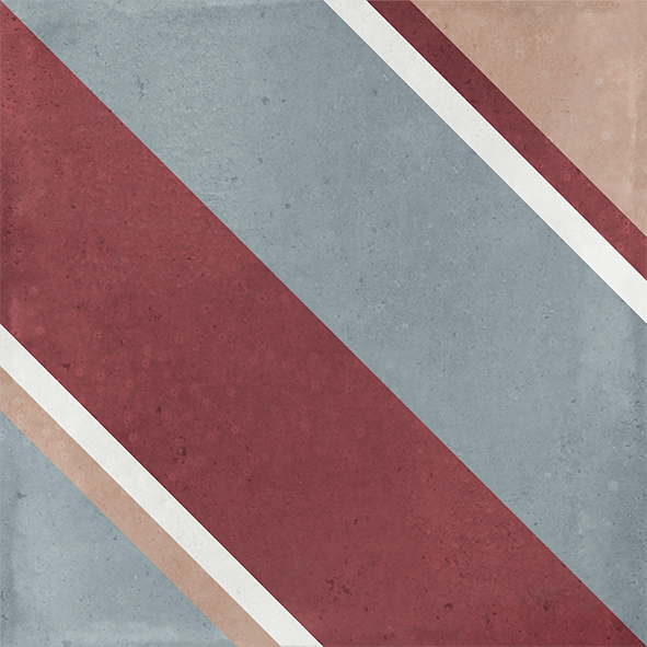 Wandtegel SMALL Diagonaal light blue 10x10