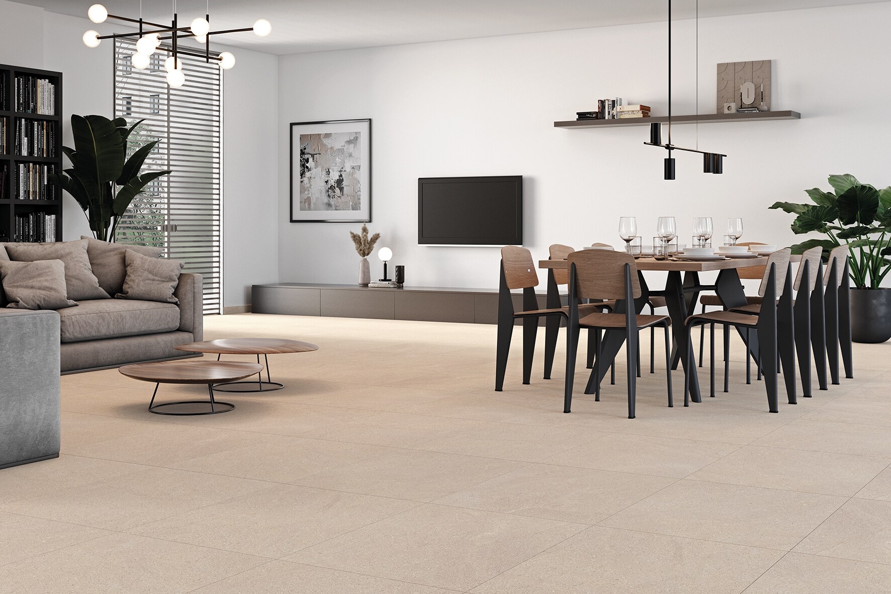 Vloertegel DUNESTONE sand 60x60