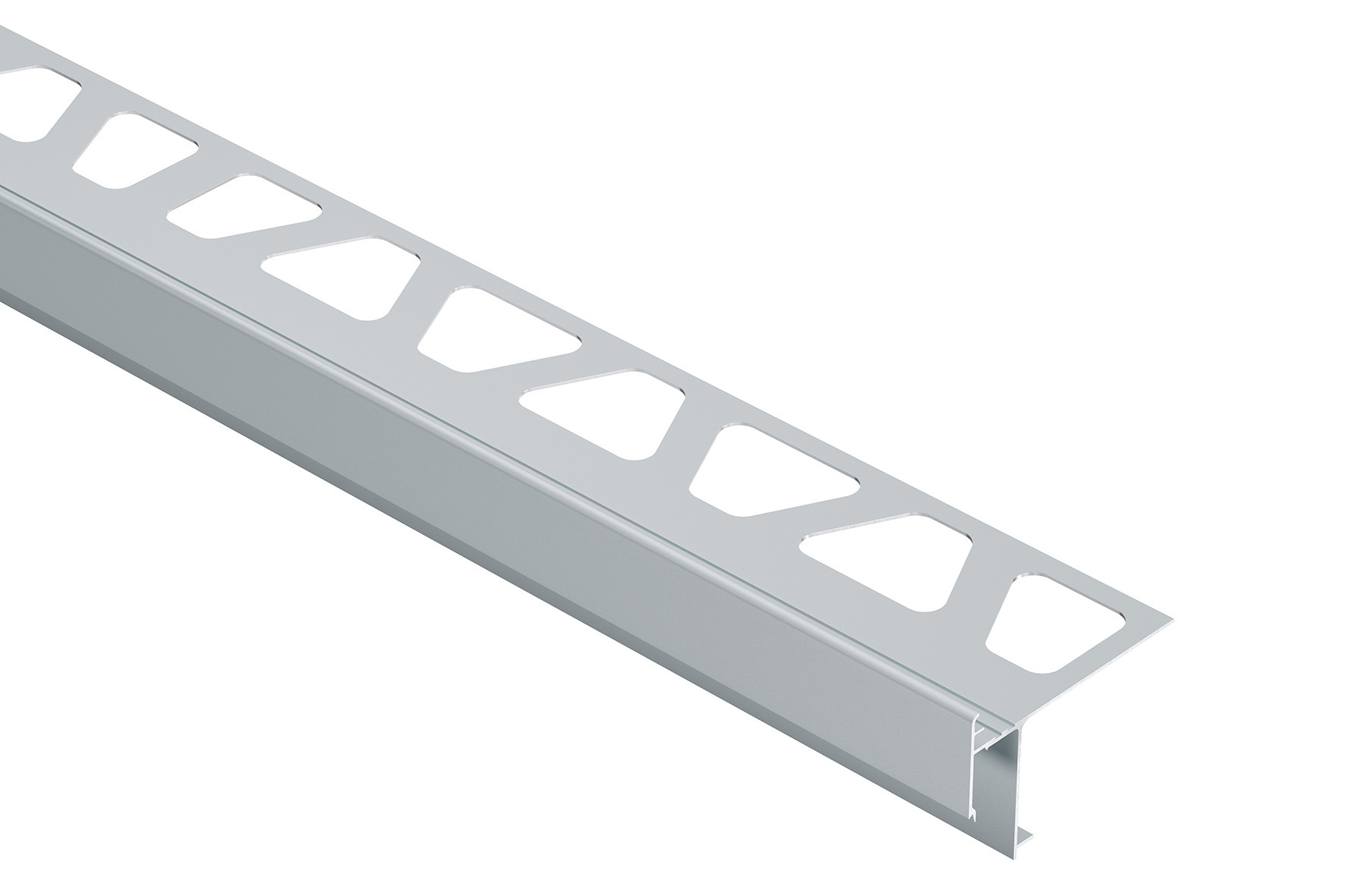 BARA-RAKEG 2,5m Randprofiel grau metallic