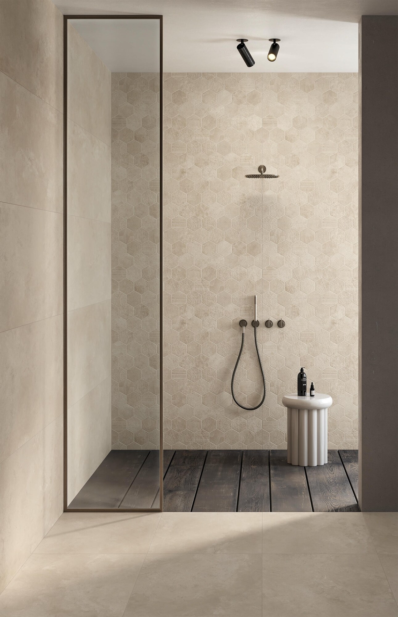 Vloertegel FRAMEWORK CONCRETE beige 60x120