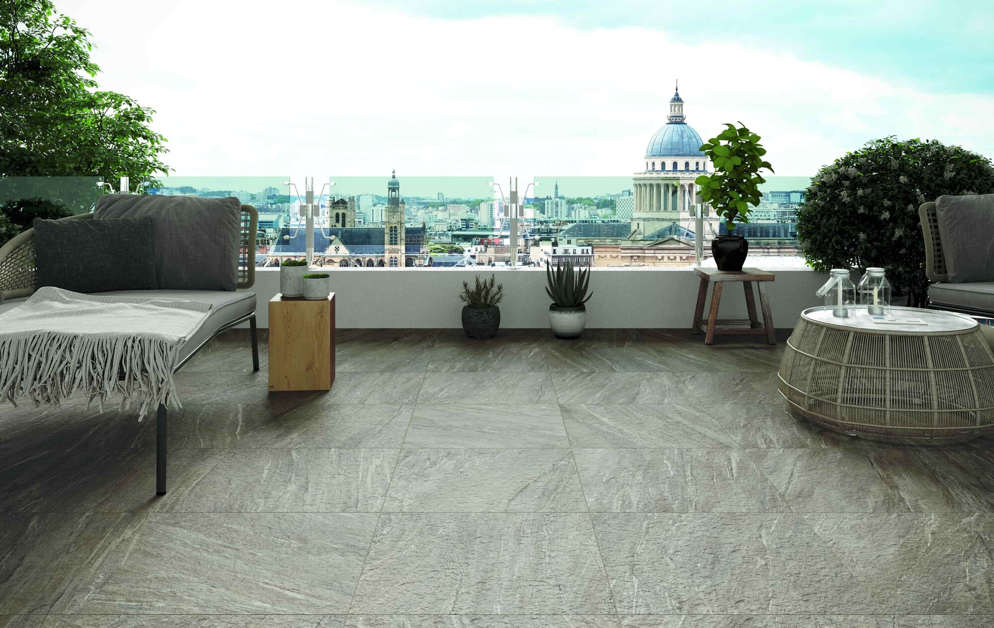Buitentegel WALS Grigio 60x60