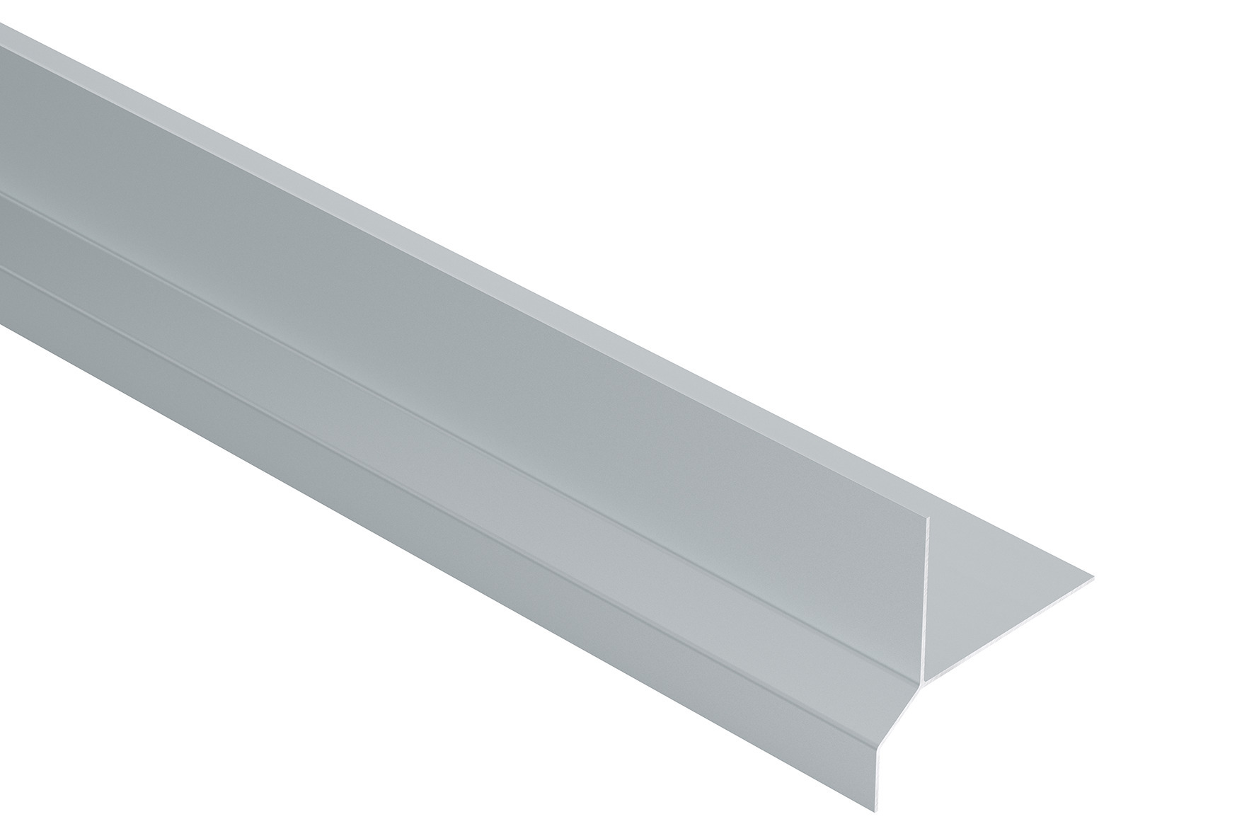 BARA-RKL 2,5m Randprofiel grau metallic H=
