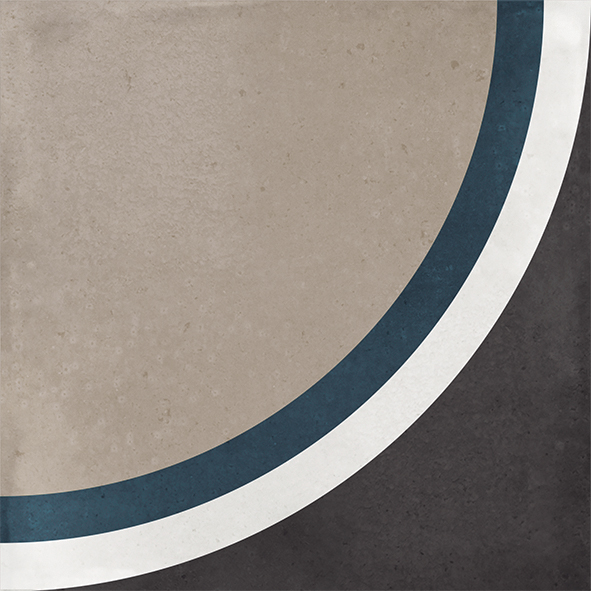 Wandtegel SMALL Arco black 10x10