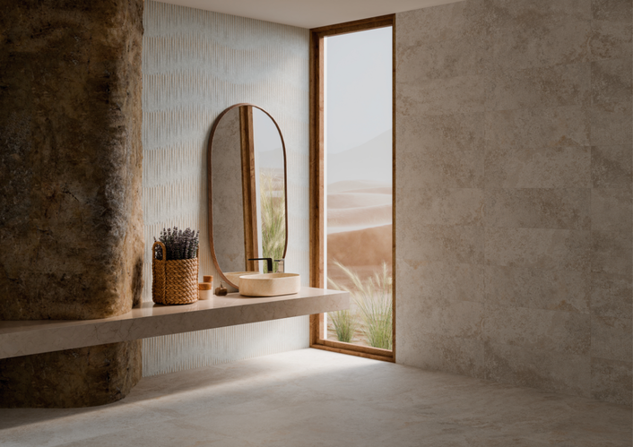 Vloertegel ETHEREAL beige 60x120