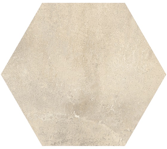 Vloertegel FUSION bianco Hexagon