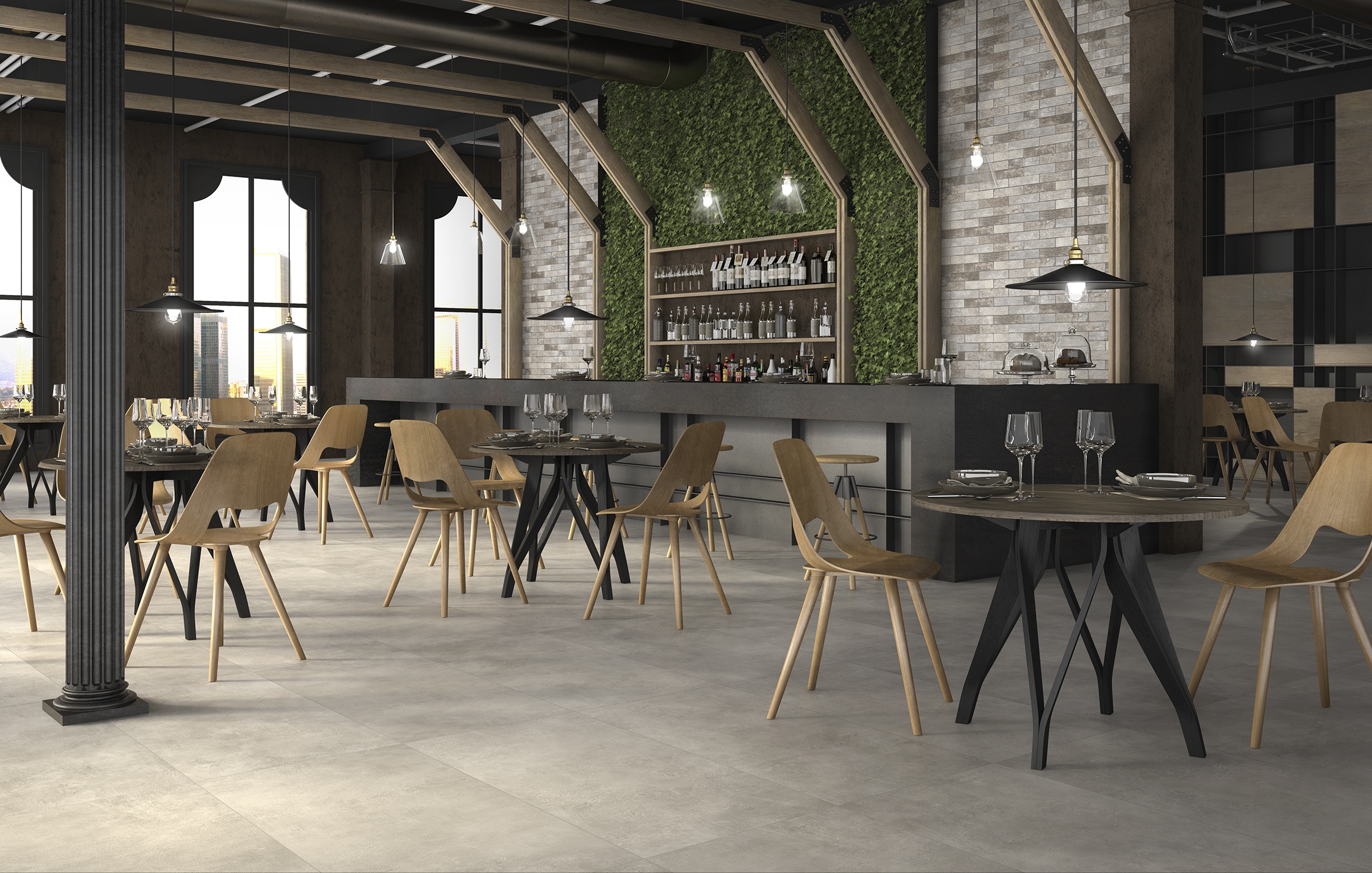 Bodenfliese STILE URBANO Cemento 60x120