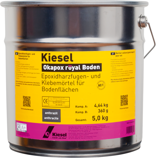 OKAPOX ROYAL Vloer 5 KG Emmer KOMP. A+B