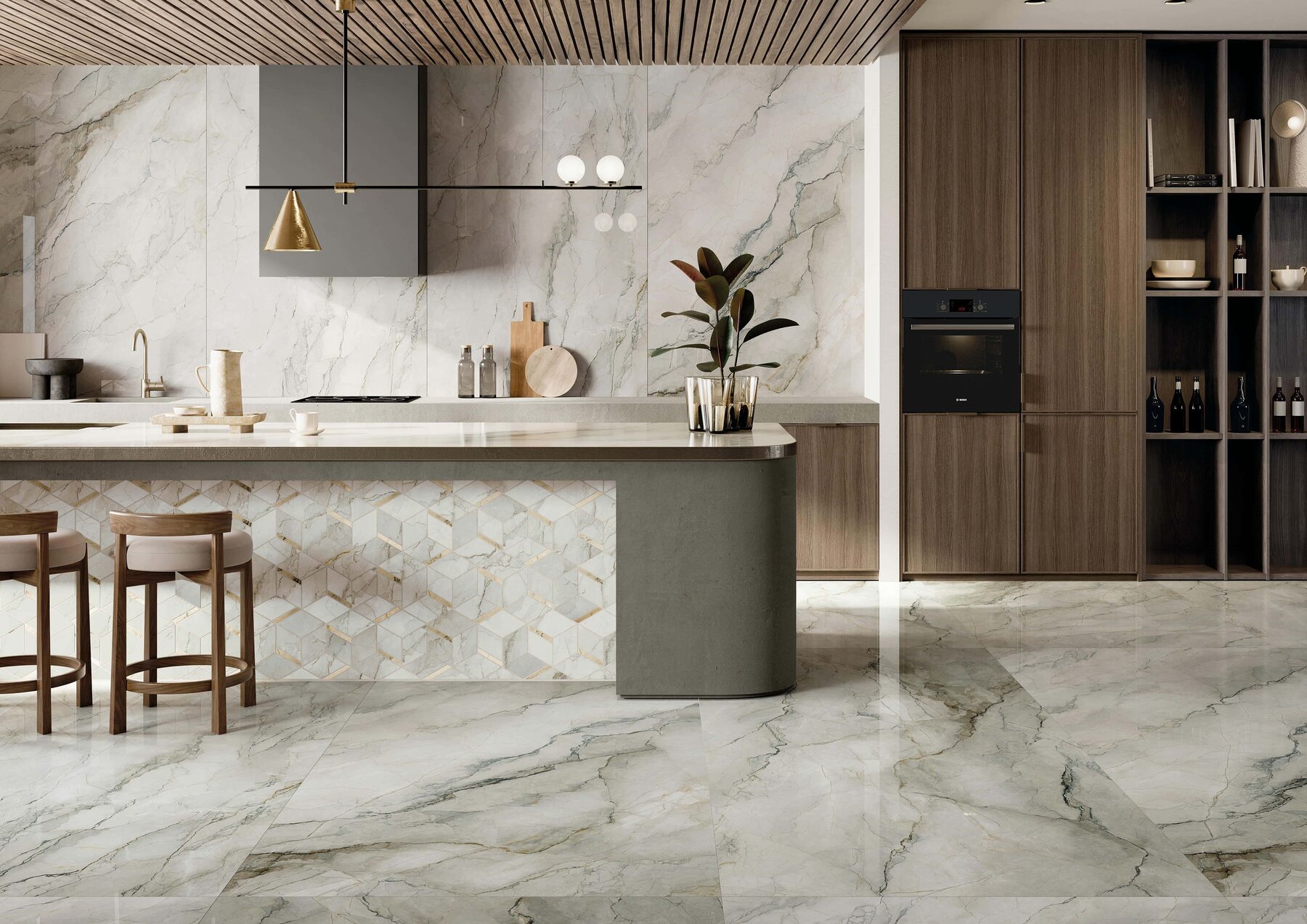 Wandfliese BOLGHERI STONE sage 120 x 280