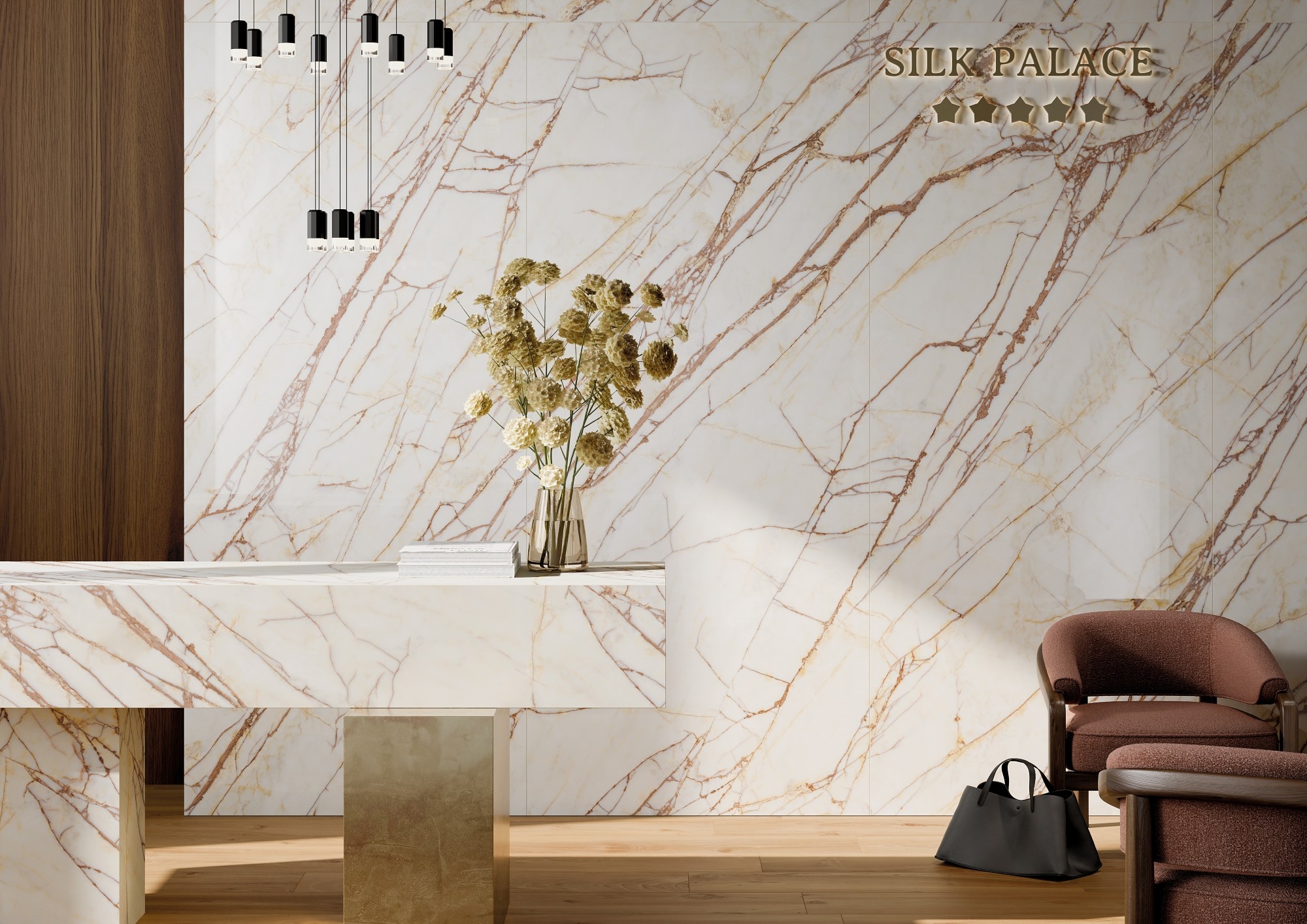 Wandfliese BIANCO IMPERIALE 120x280 (lap)