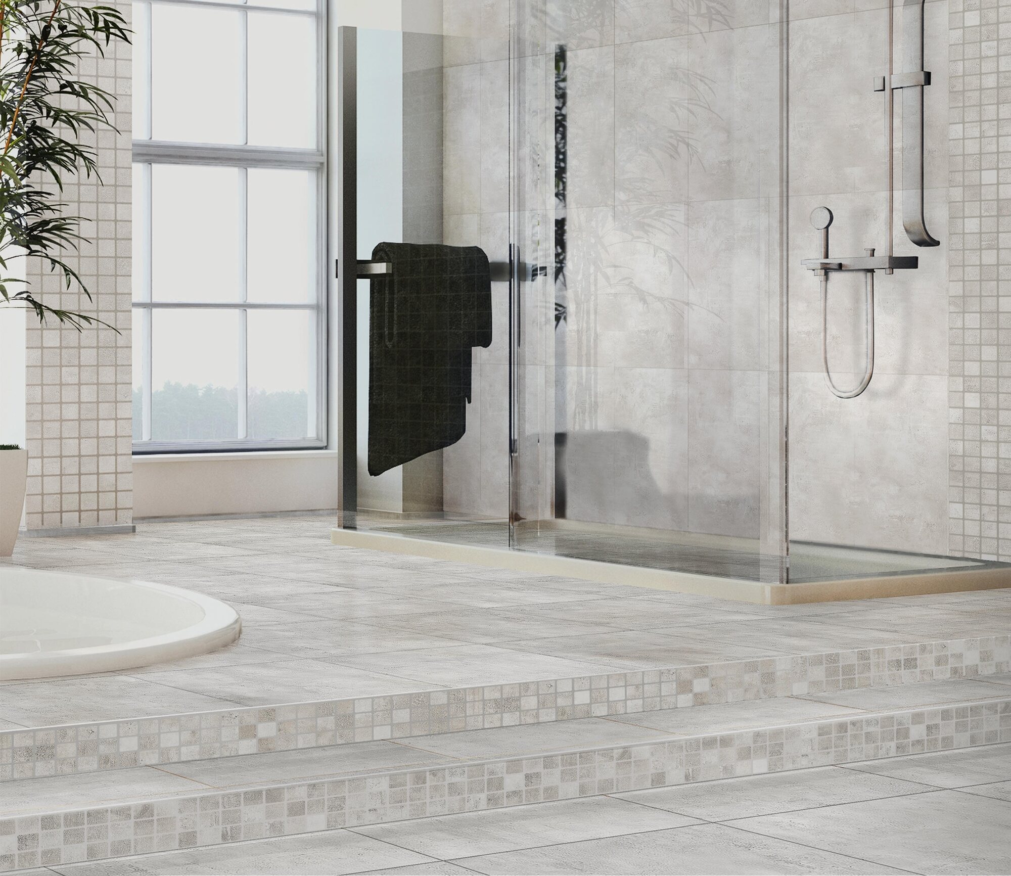 Mosaik MONTANA bianco 30x30