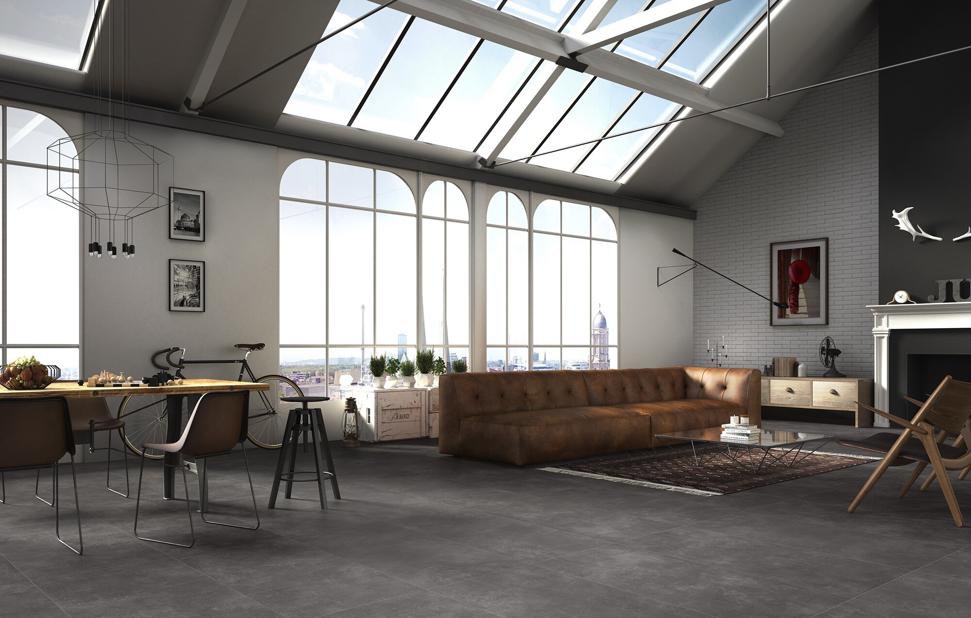 Bodenfliese STILE URBANO Ferro 60x60
