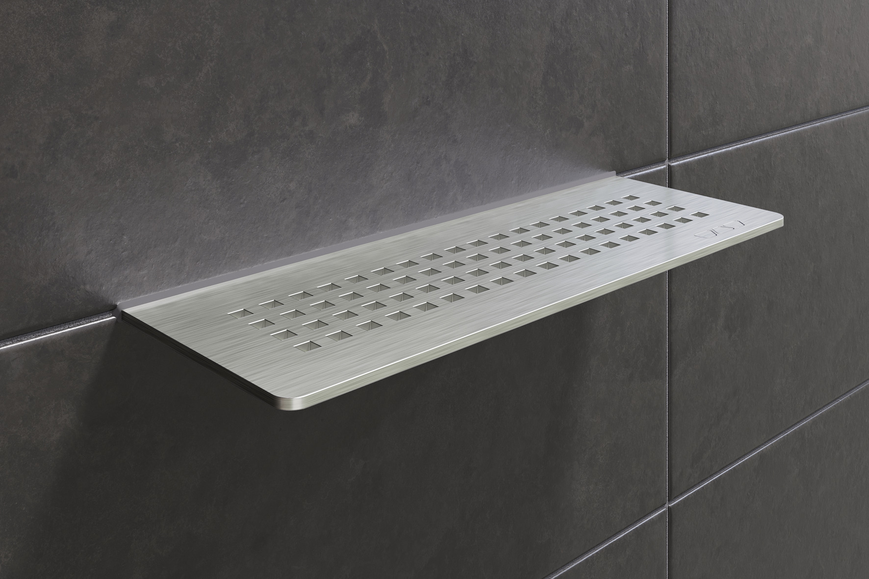 SHELF-W-S1 300x115mm Square edelstahl geb