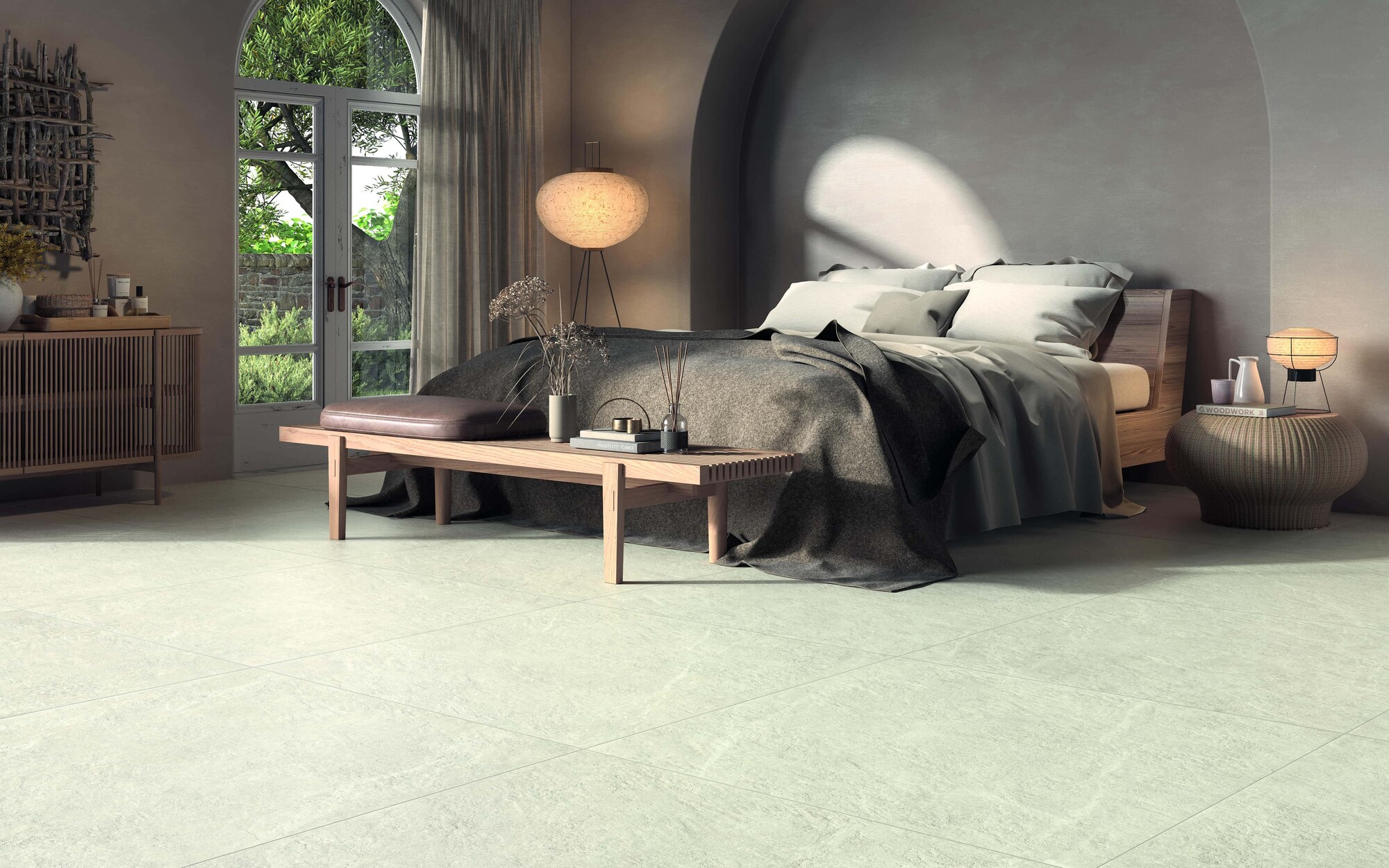 Bodenfliese PIETRA ANTICA white 30x60