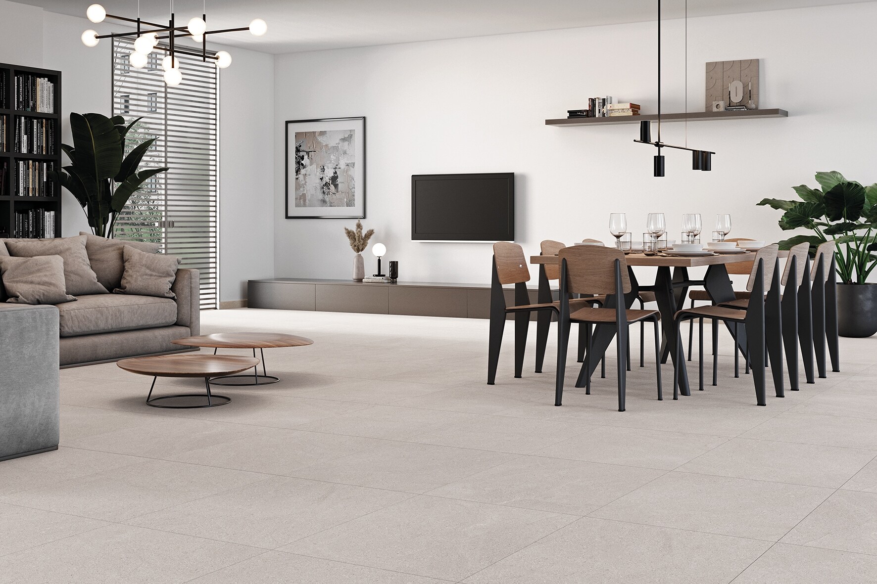 Vloertegel DUNESTONE ivory 60x60