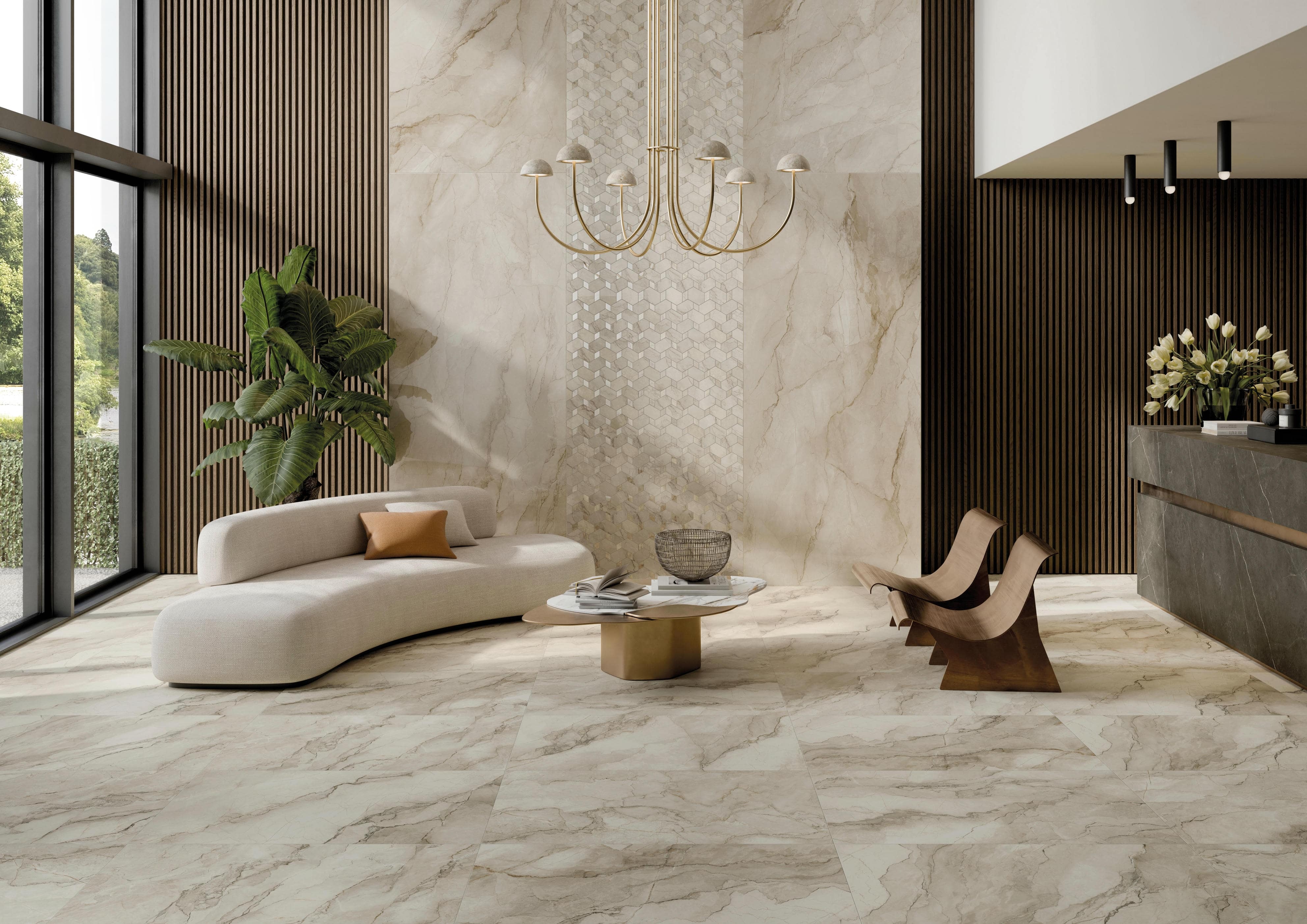 Bodenfliese BOLGHERI STONE beige 60x120  (Lap)