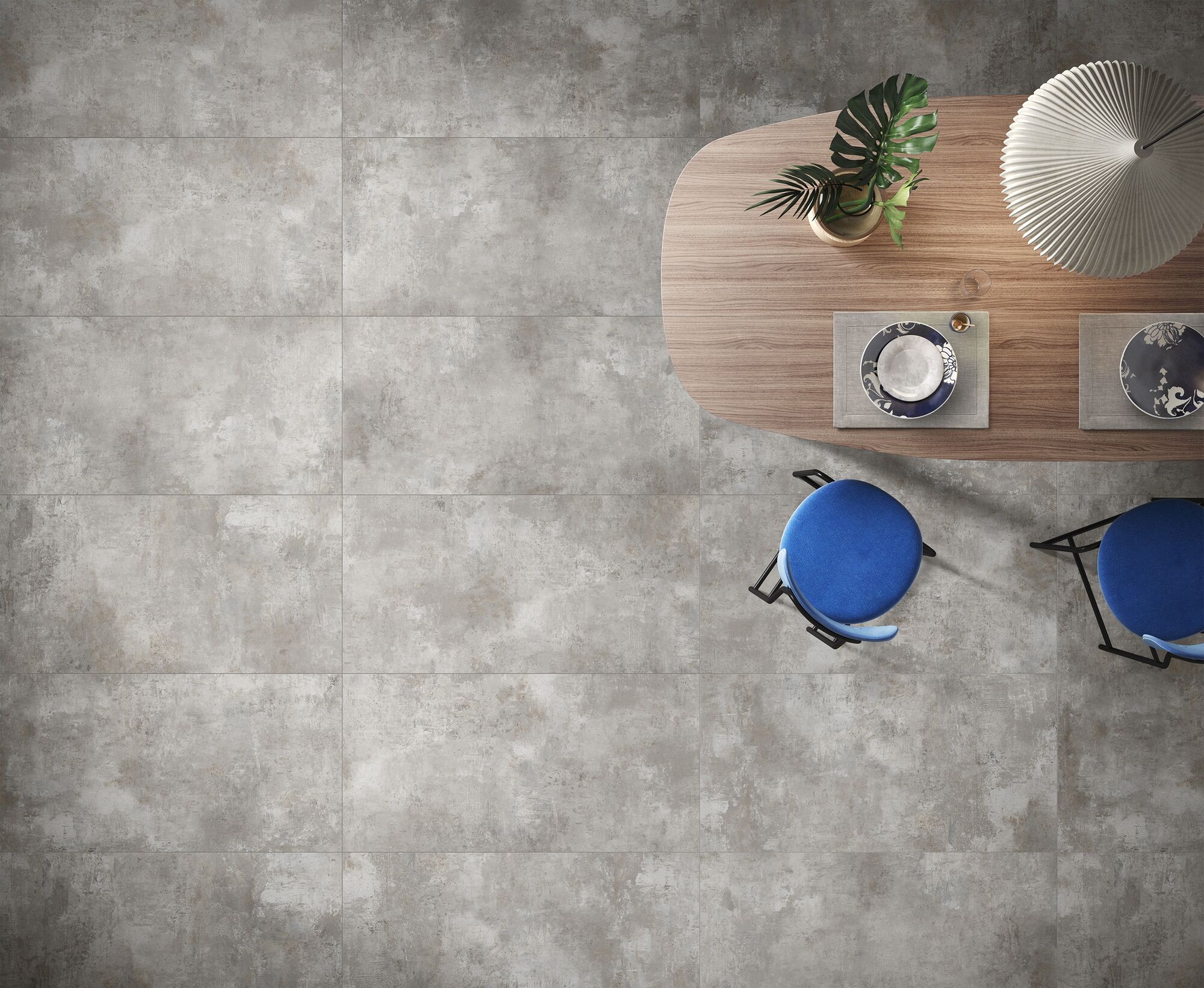 Vloertegel Paint grey 60x120