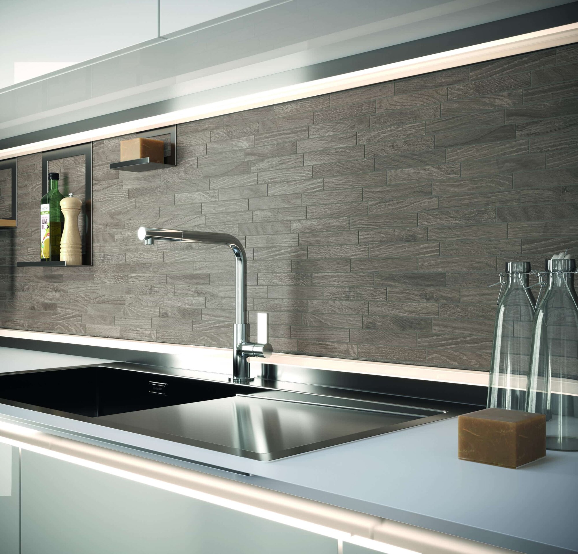 Vloertegel RUSTIC taupe 20x120
