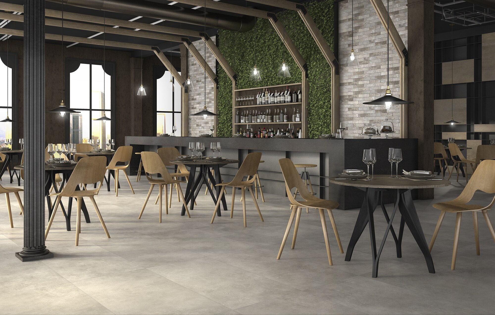Bodenfliese STILE URBANO Cemento 30x60