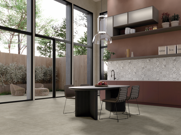 Bodenfliese BLOK grey 120x120