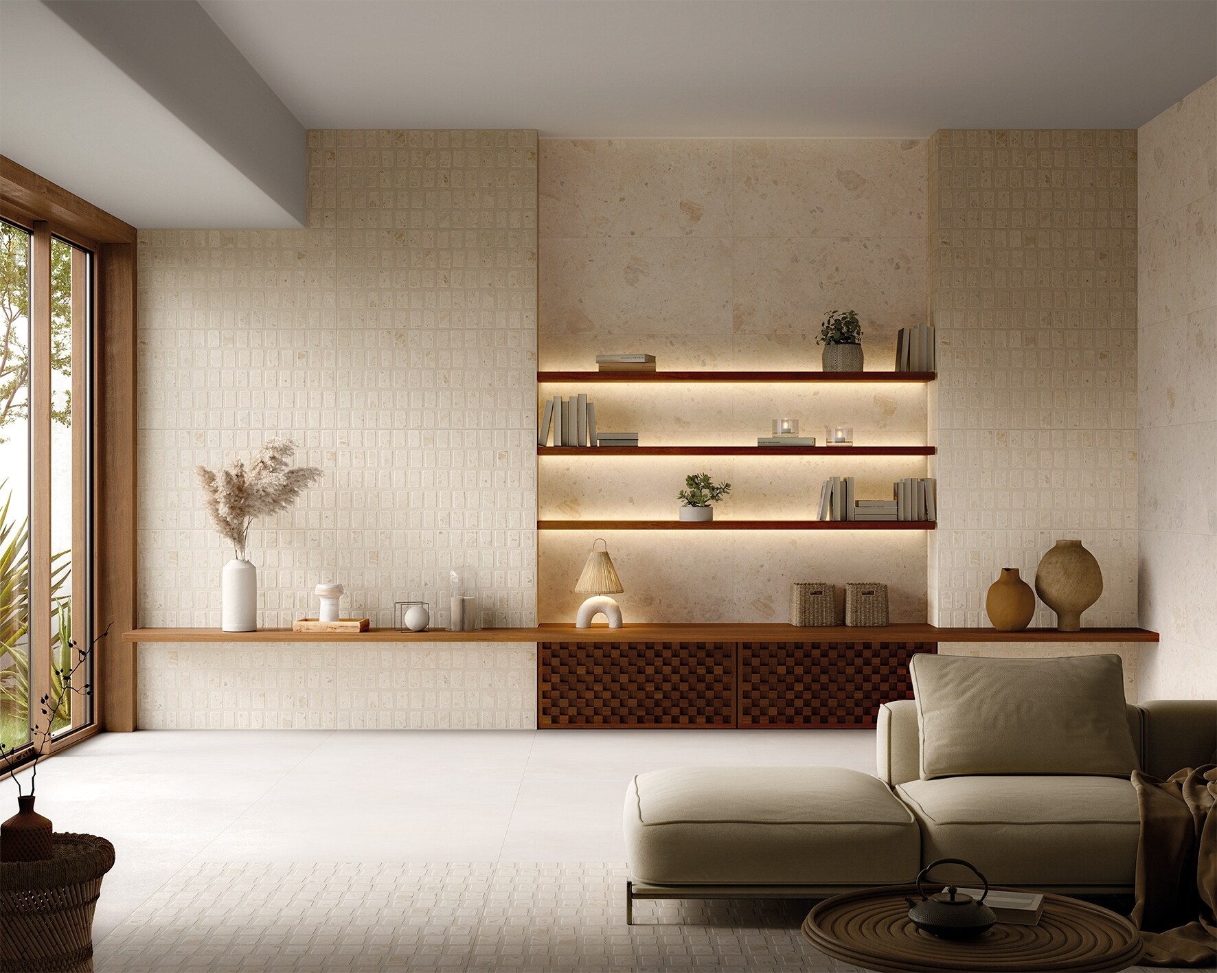 Vloertegel Ambrosia sand 60x60