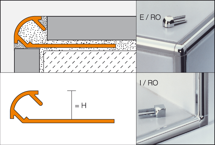 RONDEC-ATGB Binnenhoek Decorprofiel Alu-Imi