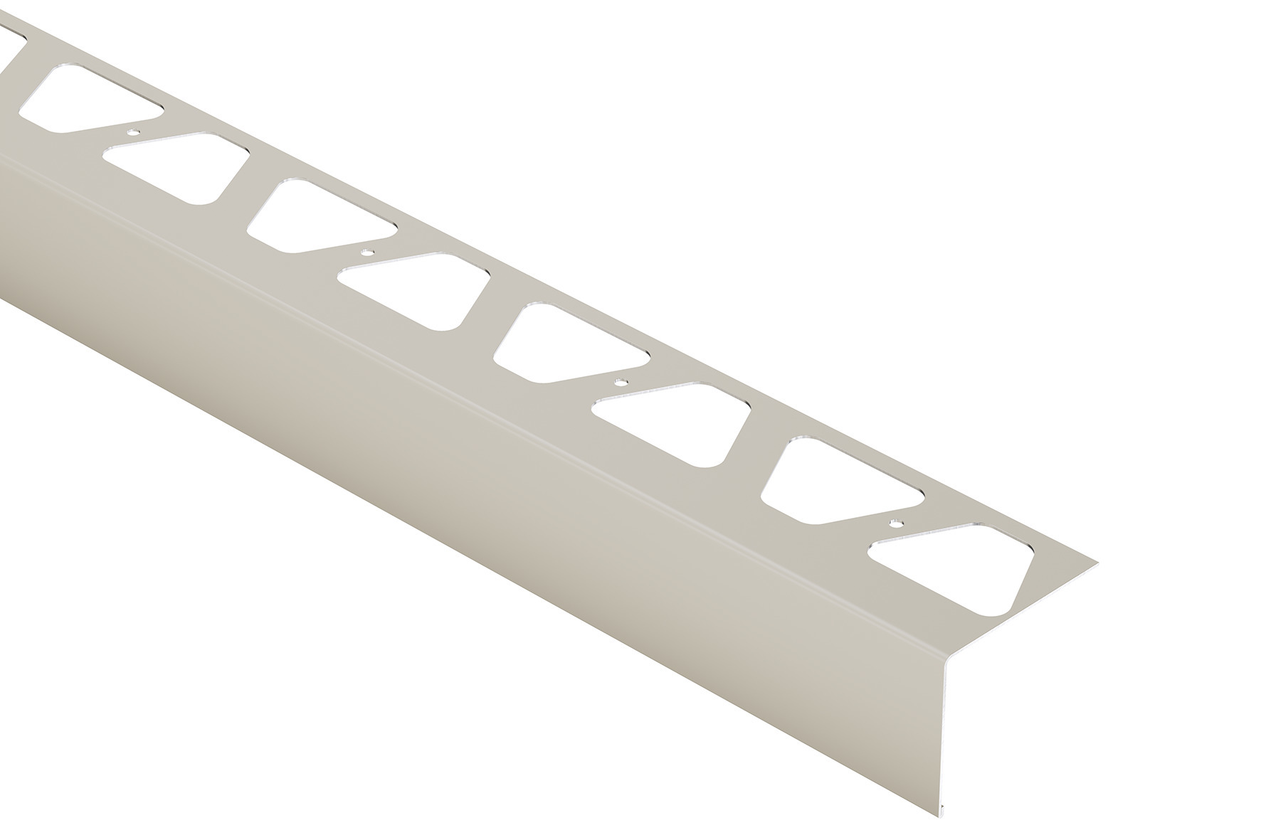 BARA-RW 2,5m Randprofiel pastelgrijs H=55m
