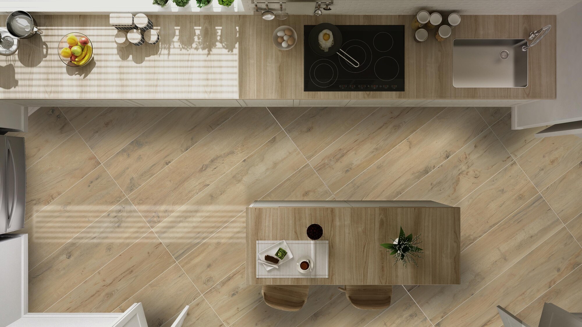 Vloertegel NATURAL WOOD light 30x120