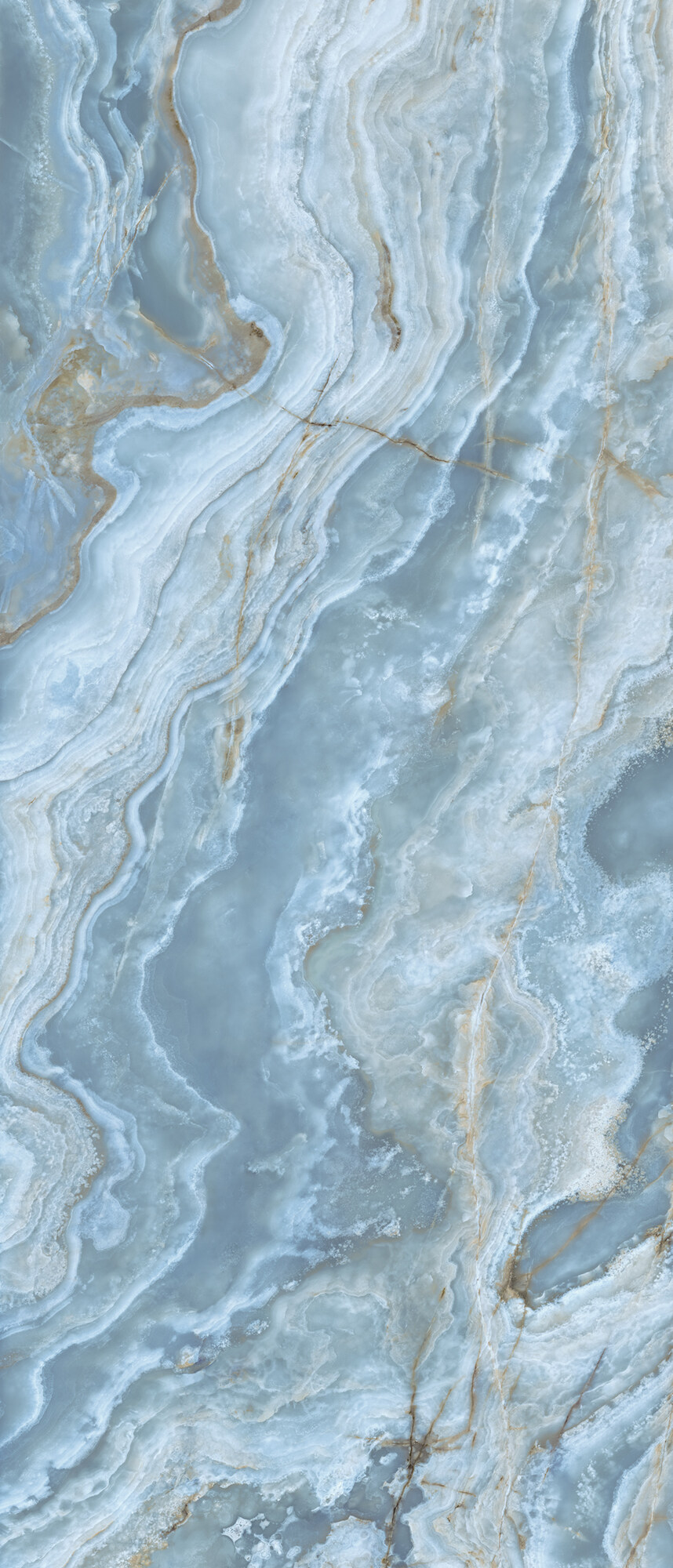 Wandtegel ONICE IRIDE cobalto 120x280