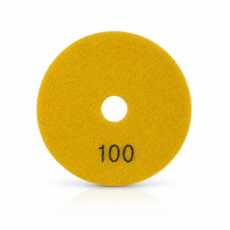 Diamant-schuurpad Profi-Plus gelb K100