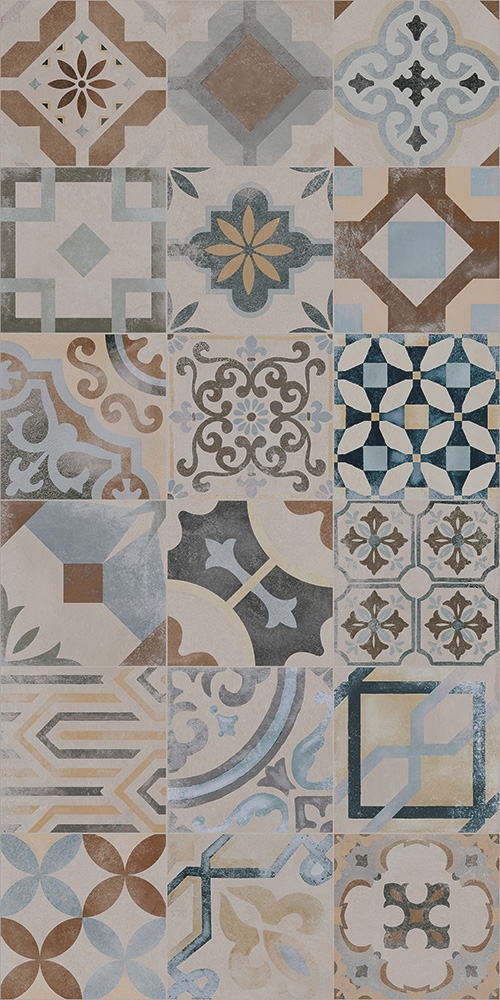 Bodenfliese CEMENTINE Mix color 20x20