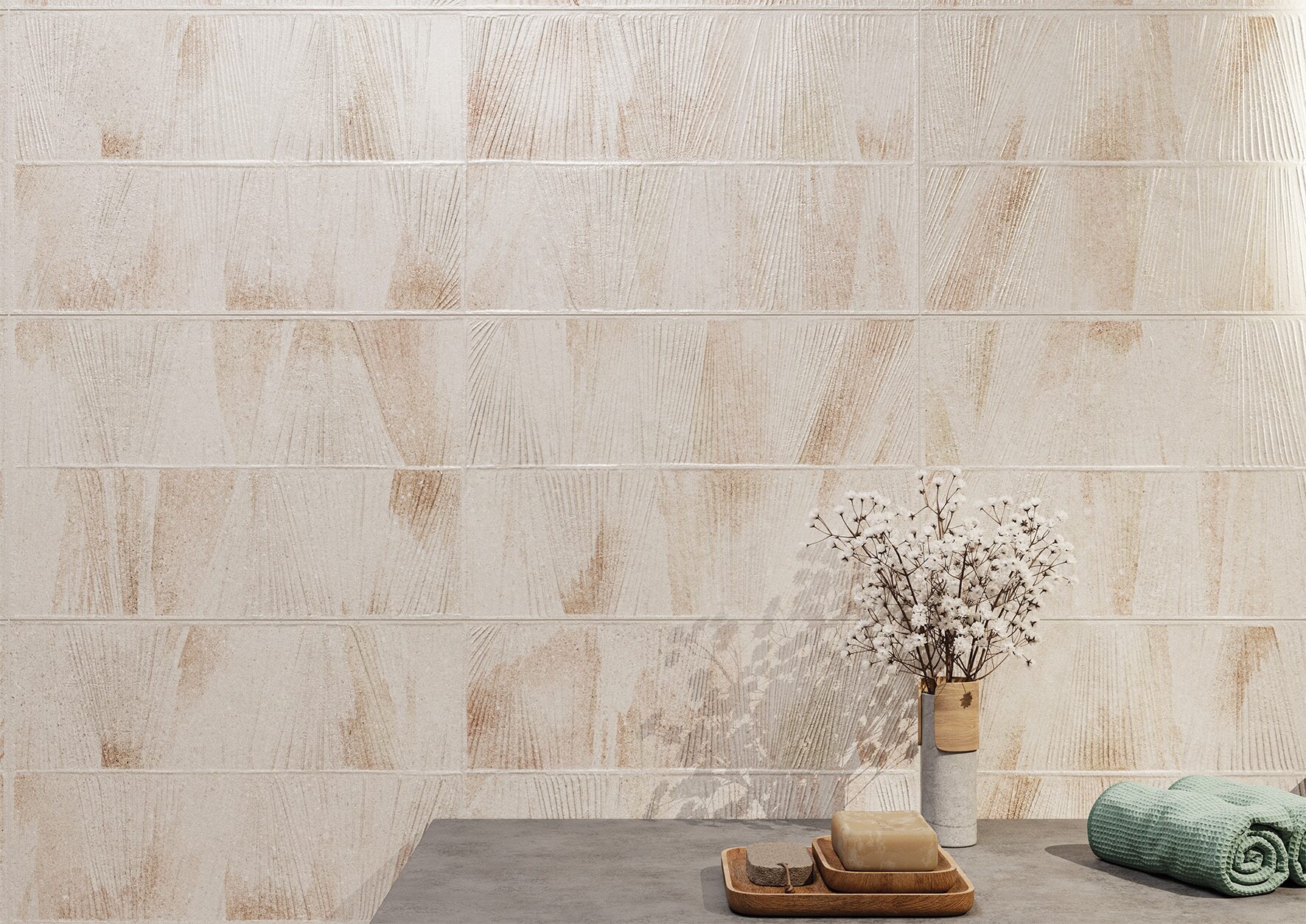 Wandfliese LUNE Art beige 30x90